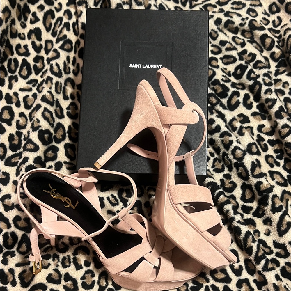 Saint Laurent Blush Tribute  Heels